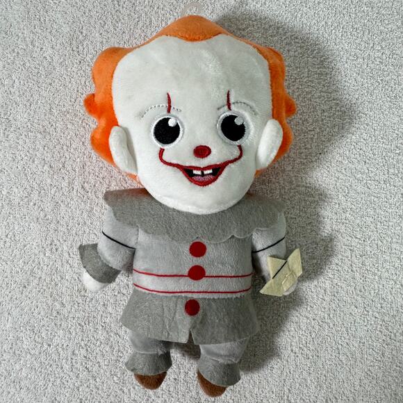 STEPHEN KING'S IT PENNYWISE HORROR PHUNNY PLUSH BY KIDROBOT - Picture 1 of 6
